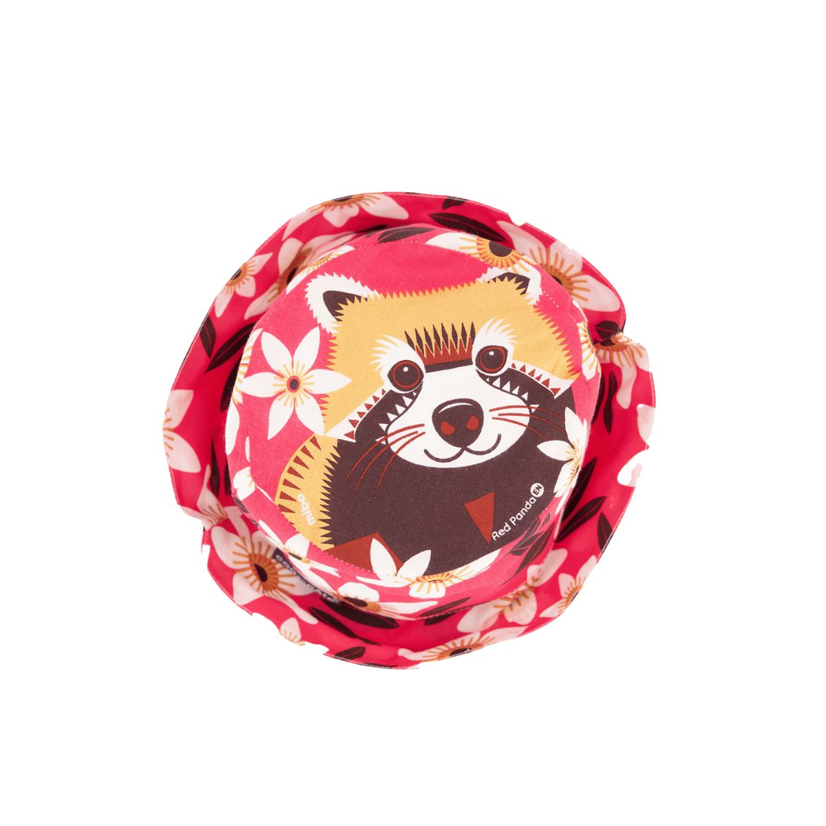 Cappellino estivo junior panda rosso