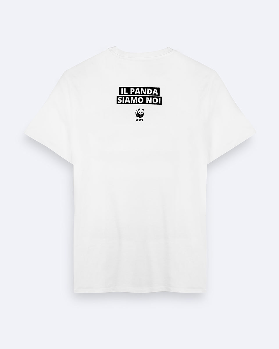 T-shirt bianca "Estinguerci lo stiamo facendo bene"