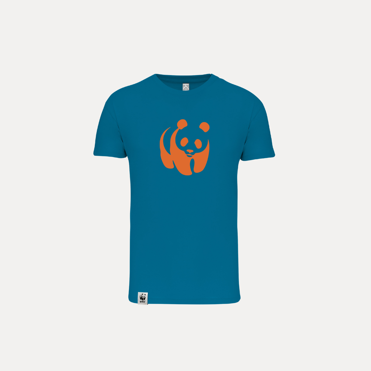 T-shirt Colorblock Junior Panda Blu