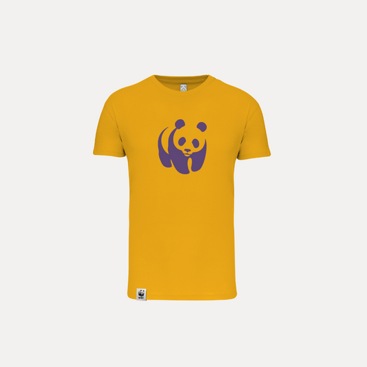 T-shirt Colorblock Junior Panda Giallo